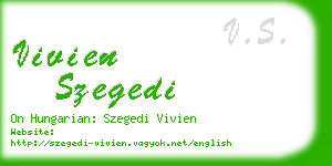 vivien szegedi business card